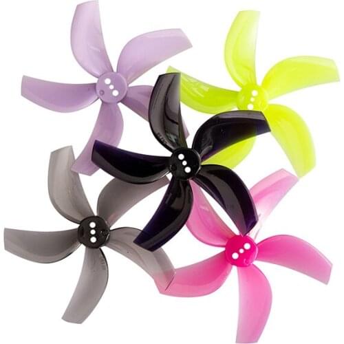 12Pairs Gemfan D63 5-Paddle Propeller 1.65mm Shaft CW CCW for 1105-5500 Brushless Motor for DIY Drone FPV Quadcopter