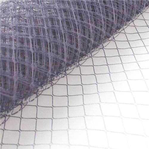 Vintage Silver Gray or 29 Colors 10"(25Cm) Birdcage Veiling Millinery Hat Veil DIY Hair Accessory Party Fascinator Material LD17