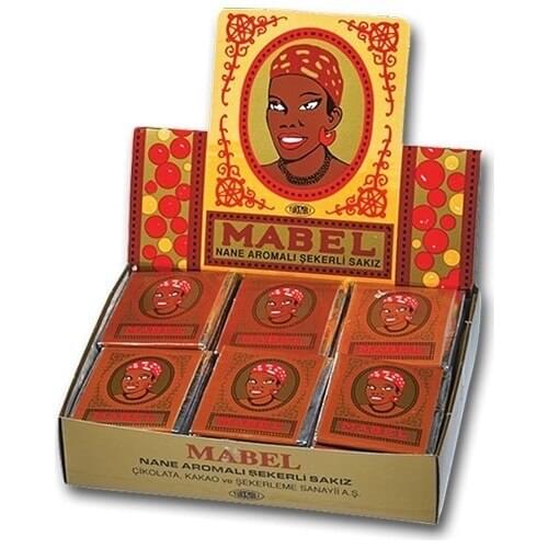 Mabel arab girl gum 60 pcs mint flavored nostalgia vintage nice taste good smell oral health turkish traditional natural