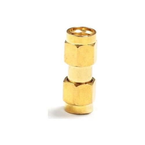 1pc RP-SMA Male Plug to RP SMA with female pin RF Coax Adapter coupler Connector Straight Goldplated NEW wholesale for WIFI