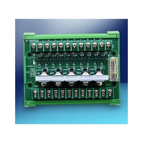 10 channel DC thyristor amplifier board Transistor output for PLC IO protection isolation Contactless relay module