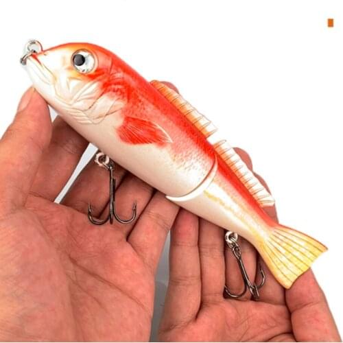 2 Segment Swimbait Glide Bait Lifelike Multi Jointed Lure 13cm 24g Pike Muskie Walleye Bluegill Bass Big Game Lure Sea Fishing