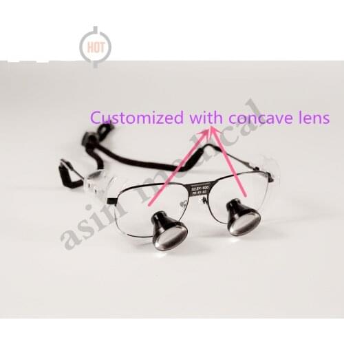Free Shipping TTL dental loupes surgical Loupes binocualrs loupes 2.5X with Titanium alloys Frames