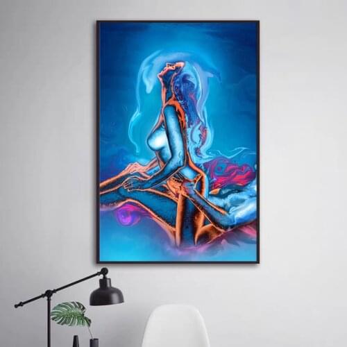 Large Size Sexy Abstract Character Sex Poster Mural Family Bedroom Childrens Room Wall Decoration Canvas Art (no Frame)