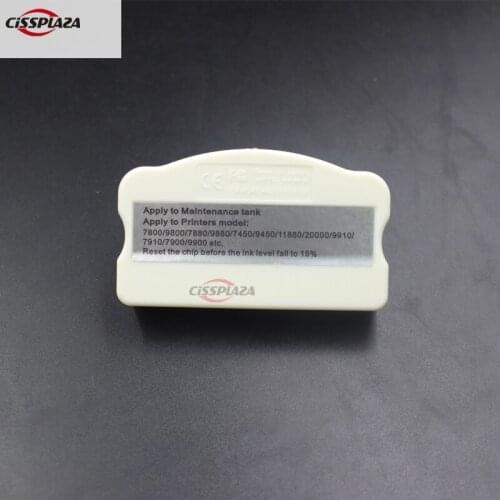 CISSPLAZA Chip Resetter for Epson 7800 9800 7880 9880 7450 9450 11880 20000 9910 7910 7900 990 maintenance tank chip
