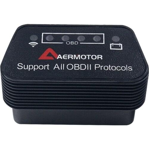 Car Diagnostic Adapter Suitable for Android & IOS Car Fault Detector Scanner Aermotor ELM327 WIFI OBD2 Support Android