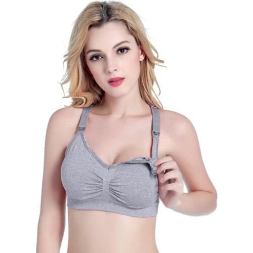 Maternity Nursing Bra Breastfeeding Bras Pregnant Women Feeding Bra Soutien Gorge Allaitement Wire Free Bra Plus Size Bra