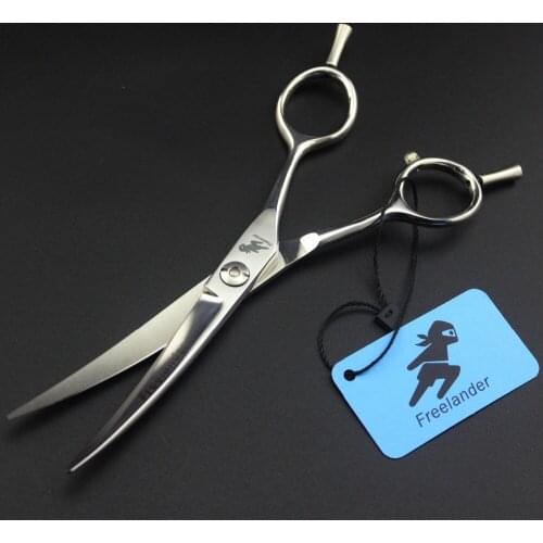 Freelander 6.0inch up and down handles, curved shears, hairdressing scissors, flat shears, bangs shears