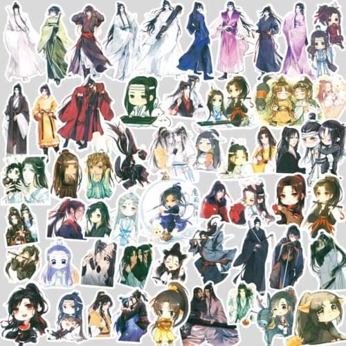 HOT Sticker Chen Qing Ling Xiao zhan Wang Yibo Stickers Grand-Master Of Demonic Mo Dao Zhu Shi Daily Stationery Scrapbook Decor