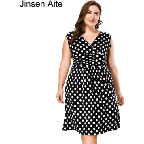 Летние платья в горошек Jinsen Aite China At AliExpress