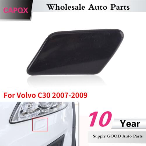 CAPQX For Volvo C30 2007 2008 2009 Auto Front bumber headlight headlamp washer nozzle cover cap shell housing 39876478/38976479