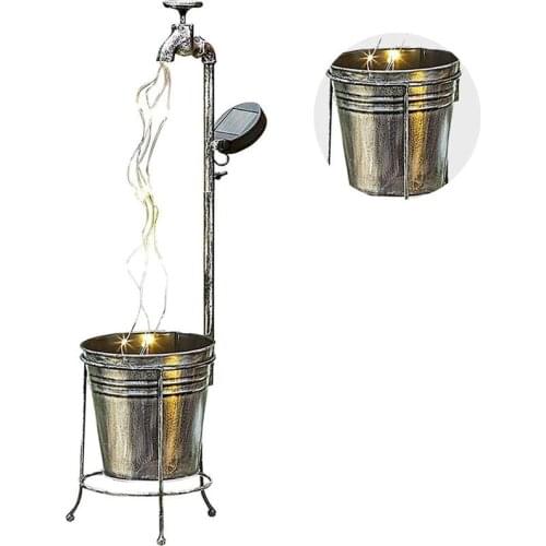 Watering Can Style Solar Powered Water Faucet Light Garden Art Light Decor Fairylight Solar Water Faucet Planter Light for Lawn