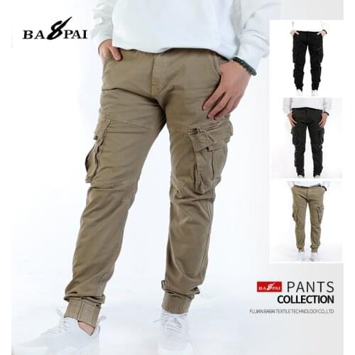 BAPAI Mens Tactical Cargo Pants SWAT Trousers Outdoor Sports Trekking Pants Multi-pockets Pants Training Overalls Army Pants
