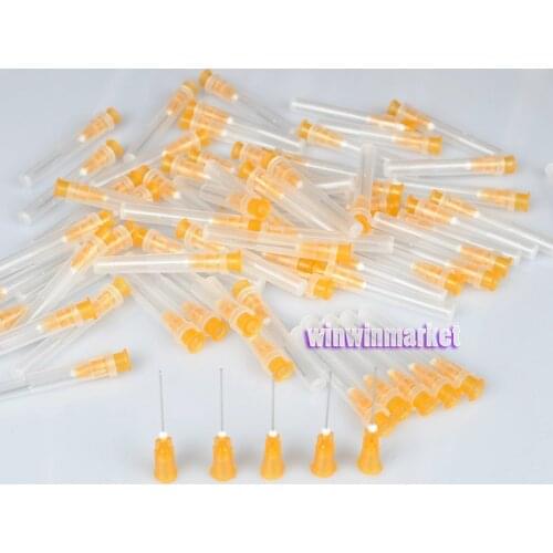 50pcs 25GA Dental Endo Irrigation Needle Tip End-Closed Side Hole Endo Syringes