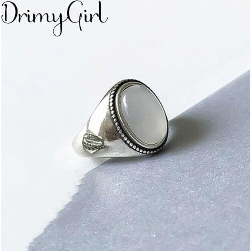 Charming Bohemian Vintage Stone Rings For Women Wedding Fashion Men Jewelry Party Gifts 2021