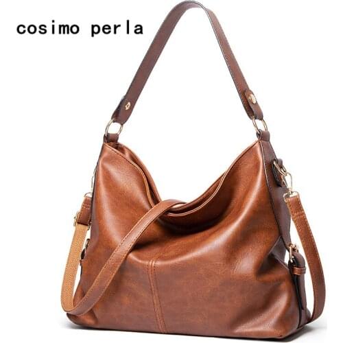 Luxury Designer PU Leather Women Handbags 2021 Vintage Fashion High Quality Shoulder Bags Brand Lady Crossbody Bags Female Purse