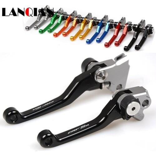 Dirt Bike Brake Clutch Levers Motorcycle CNC Aluminum Customized For Honda CRF250R CRF 250R 205 R 2004 2005 2006 2007 - 2016