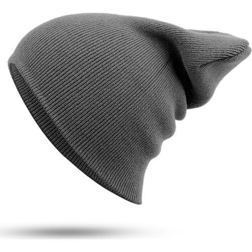 Hip Hop Hat Womens Winter Cap For Boys Unisex Cotton Blends Solid Warm Knitted Hat Female 2018 Hot Casual Skullies Beanies Men