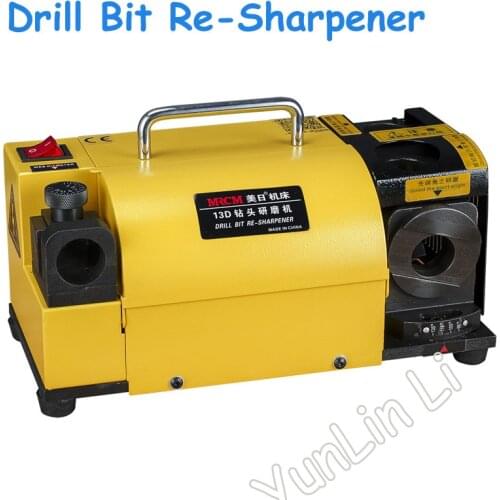 Drill Bit Sharpener 220V Portable Angle Grinder Disc Universal 3-13mm Electric Grinding Machine Drill Bit Sharpening Tool MR-13D