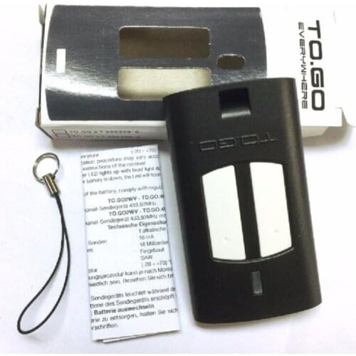 TOP Limited Time Special Offer ! BENINCA TO.GO 2WV Garage Gate Rolling code Control Key fob 433.92MHz Very good