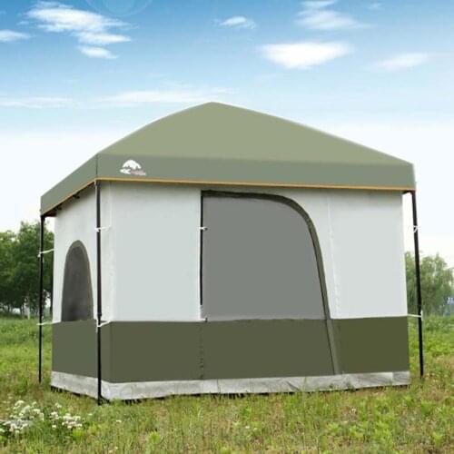 5-8 Person Ulatralarge 3*3*2.8M Sunscreen Rainproof Pergola Advertising Shed Automatic Four-Corner Awning Camping Tent Gazebo