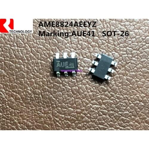 20 PCS AME8824AEEYZ AME8824AEEY AUEww ADJ SOT-26 AME8824 300mA CMOS LDO 100% New original