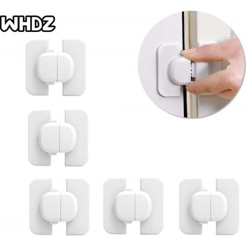 5Pcs Home Refrigerator Fridge Freezer Door Lock Latch Catch Toddler Kids Child Cabinet Locks Baby Safety Child Lock