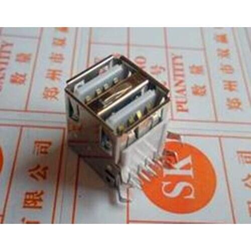 Free Shipping!! 3pcs AF female / USB connector double / double USB plug / curved legs female module sensor /Electronic Component
