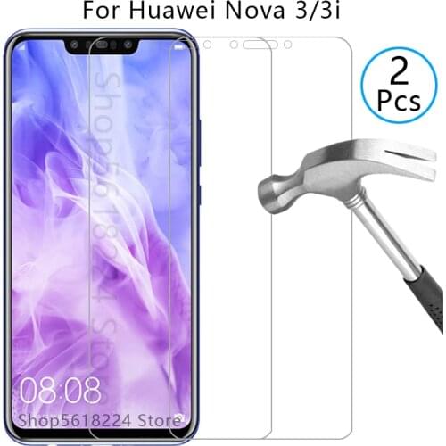 Case for huawei nova 3i cover tempered glass on nova 3 i i3 nova3 nova3i nov coque screen protector phone bag huawey huwei 360