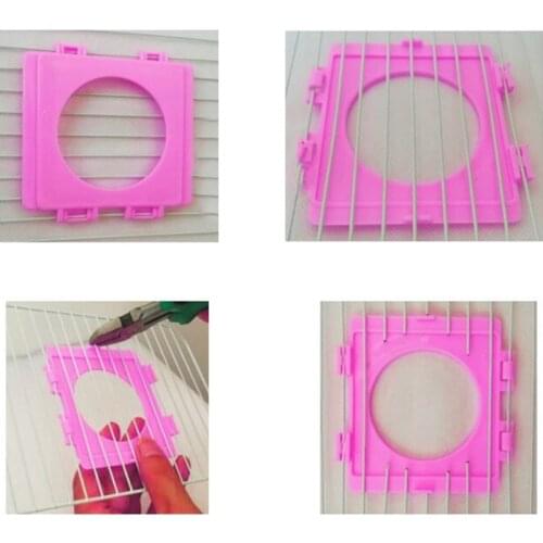 55KF Small Hamster Cage Fittings External Pipe Mouth Baffle Hamsters Toy Cages Tunnel Port Outside Plate