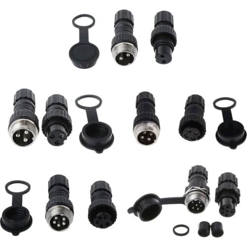 GX16 Waterproof Aviation Connector Plug Socket Sensor Encoder 2/3/4/5/6 Pin New