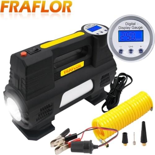 High Pressure Compressor Bicycle Air Pump Mini Electric Inflator Bike Hand Pump With Pressure Gauge For Tire Bicycle/Car/Cycle