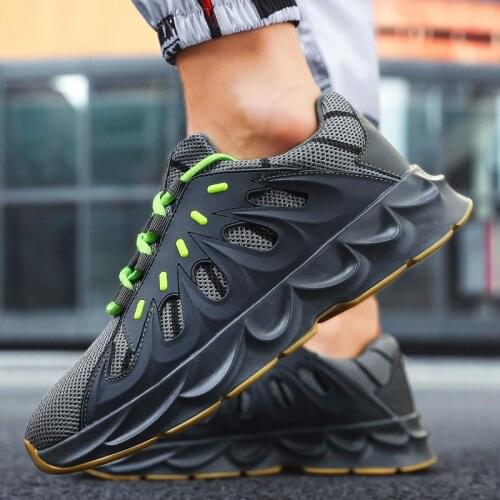 Outdoor Massive Sport Shoes Men Sports Sneakers Mens Running Shoes Sports Man Shoes Dark Gray Athletic Tennis Original GMB-1185