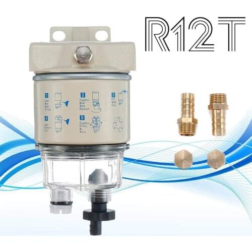 R12T Boat Marine Rotation Oil Fuel Filter Water Separator Diesel Engine For Racor R12 R12S R12T R12P