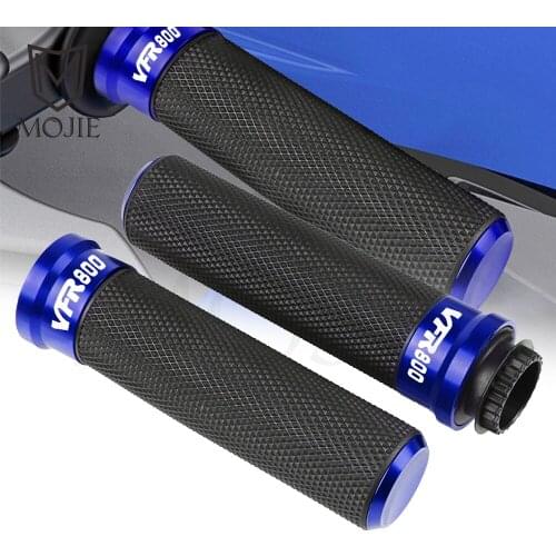 For HONDA VFR800/F Fi/W1 VTEC VFR800 VFR 800 F 800F Fi W1 VTEC 7/8" 22MM Motorcycle Handle Bar Handlebar Grips Scooter Cover End