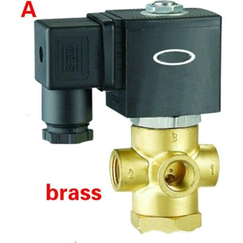 1/4 AC220V AC110V DC24V DC12V 3/2 normally closed electric solenoid valve electric actuator valve magnetic valve BSP/NPT