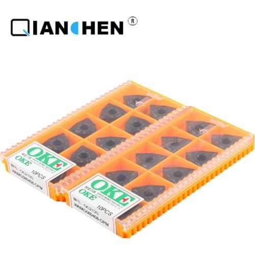 OKE 10pcs/lot High Precision High Performance High Strength CNC WNMG080408-OPM OC2125 Industry Carbide Inserts Hard Alloy