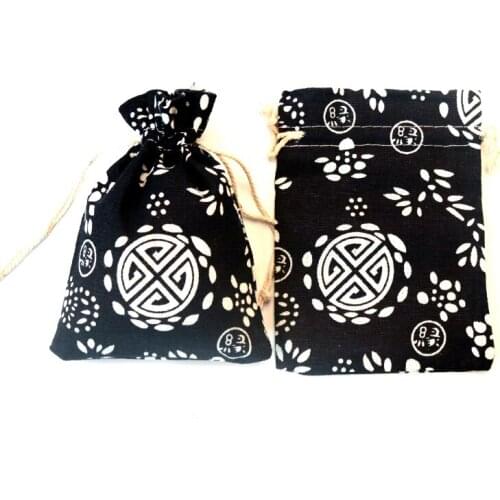 Wholesale 10x14cm Cotton Drawstring Bags Pouches Jewelry Gift Bags 50pcs/lot Small Cloth Bracelet Packing Pouch wedding Gift Bag