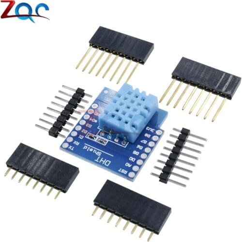 Wemos D1 Mini DHT11 Digital Temperature and Humidity Sensor Shield Expanding Board Single Bus Module for Arduino