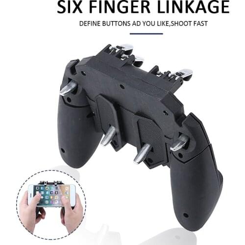 Pohiks 1pc High Quality Game Controller Trigger Universal Mobile Phone GamePad Joystick Controllers For 4.7-6.5 Inch Phones