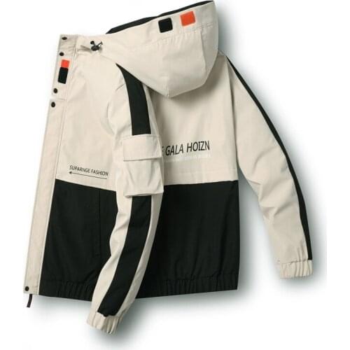 Casual Mens Jacket Autumn 2021 Fashion Zipper Jackets Men Coat Windbreaker Male Outwear Grey Windproof Brand Clothing Oversize