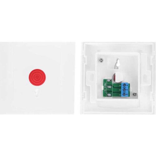 Wired Emergency Panic Alarm Button Intelligent Door Access Property Switch with Key 250V