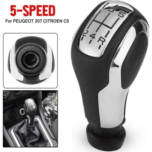5-Speed Gear Shift Knob Lever Shifter Handle Stick For Peugeot 106 206 306 307 308 309 405 406 407 508 605 607 806 807 C2 C5