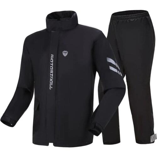 Waterproof Motorcyclist Rain Suit Men Moto Raincoat Rain Coat Jacket Pants Motorcycle Fishing Summer Motorbike Biker Rain Set