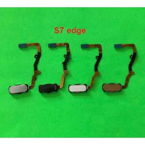 1pcs For Samsung Galaxy S7 Edge G935 G935FD G935F G935A Back Home Button flex cable Fingerprint Sensor Accessories Replacement