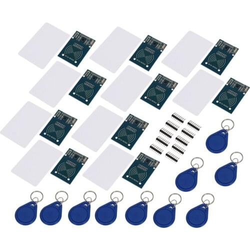 10Pcs Mfrc522 Rc-522 Antenna Rfid Ic Wireless Module for Arduino Ic Key Spi Writer Reader Ic Card Proximity Module