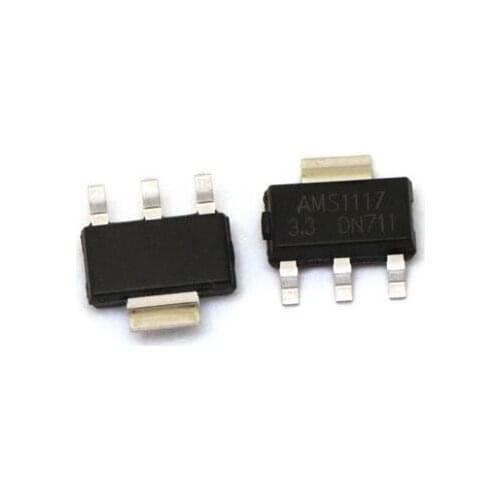 100PCS/LOT AMS1117-3.3 AMS1117-3.3V AMS1117 LM1117 1117 Voltage Regulator
