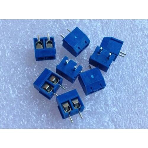 100PCS New 2 Pin 5.0mm Pitch Screw Terminal Block Connector KF-301-2P