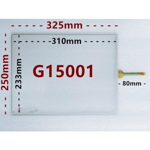 15-inch 8-wire resistive touch screen G15001 G15002