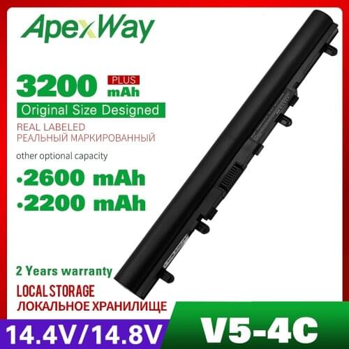 14.4V Laptop Battery For Acer AL12A32 Aspire V5-571 Series V5 V5-431G V5-471 V5-571P V5-171 V5-471G V5-431 V5-531 V5-571G V5-571